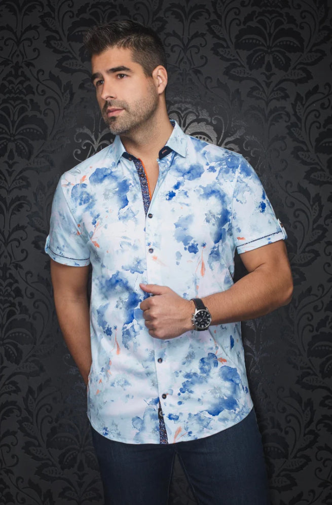 STRETCH SHORT SLEEVES | PEMBA, LIGHT AQUA