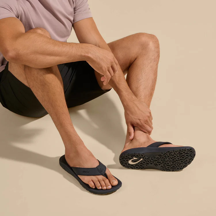 ‘Ohana Men’s Water-Friendly Beach Sandals - Black