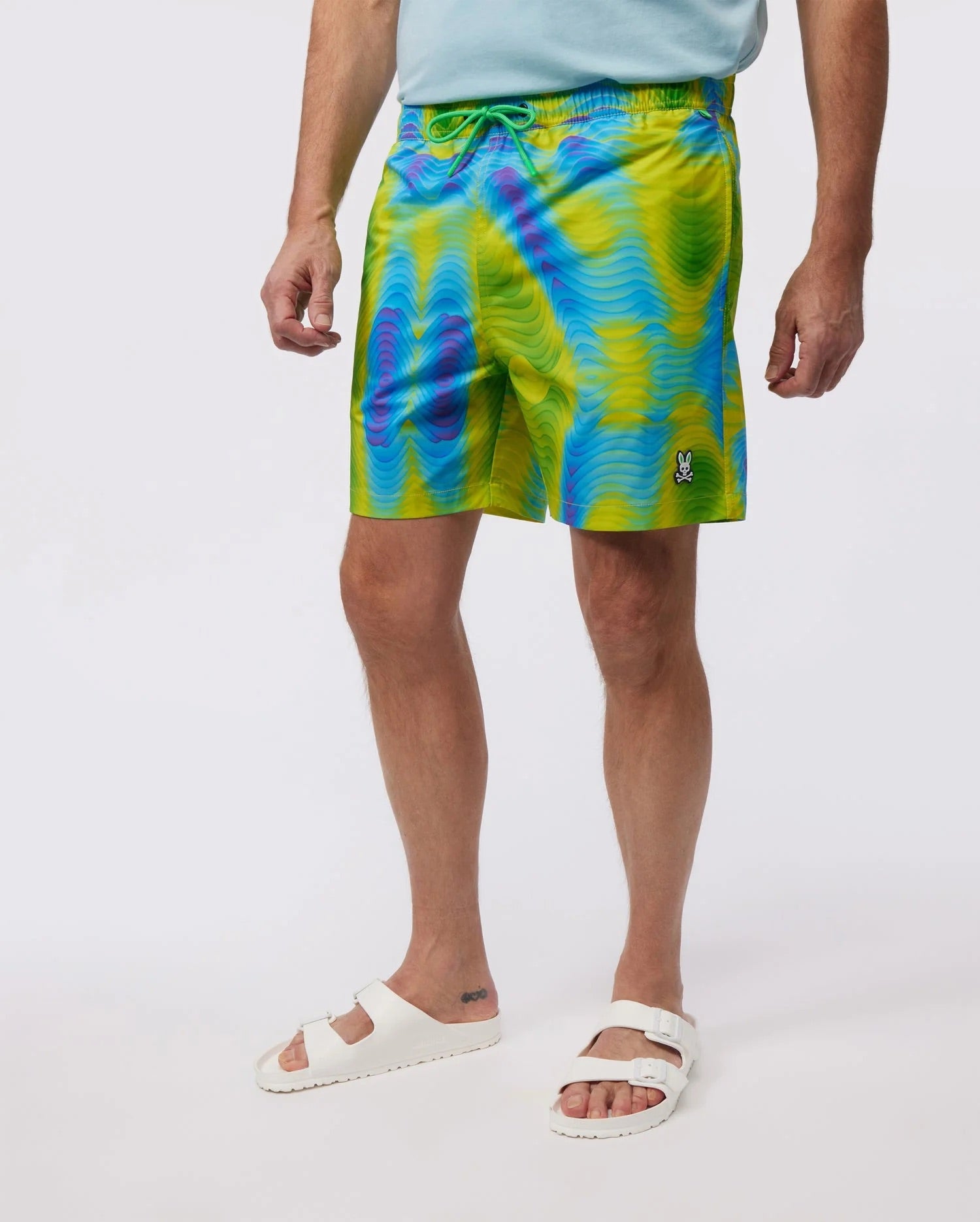 Mens Montgomery All Over Print Swim Trunk B6W910Y1PO 702 BANANA S