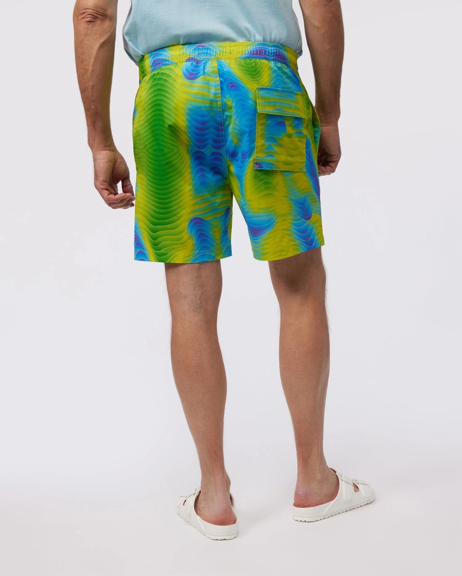 Montgomery All Over Print Swim Trunks Banana