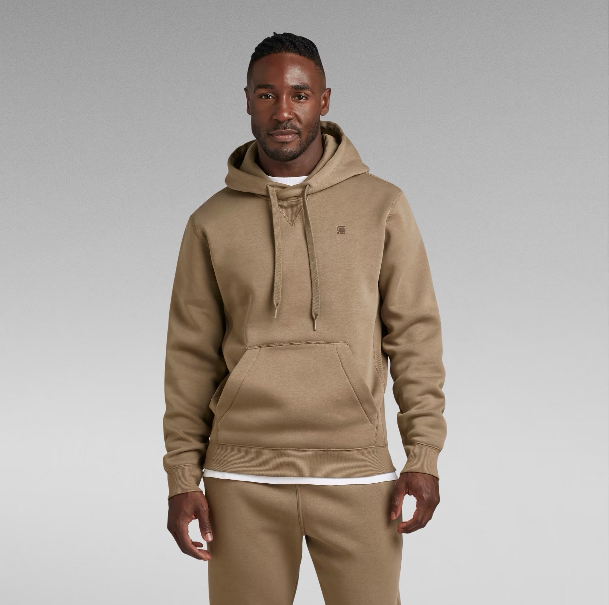 Premium Core Hooded Sweater Deep Walnut