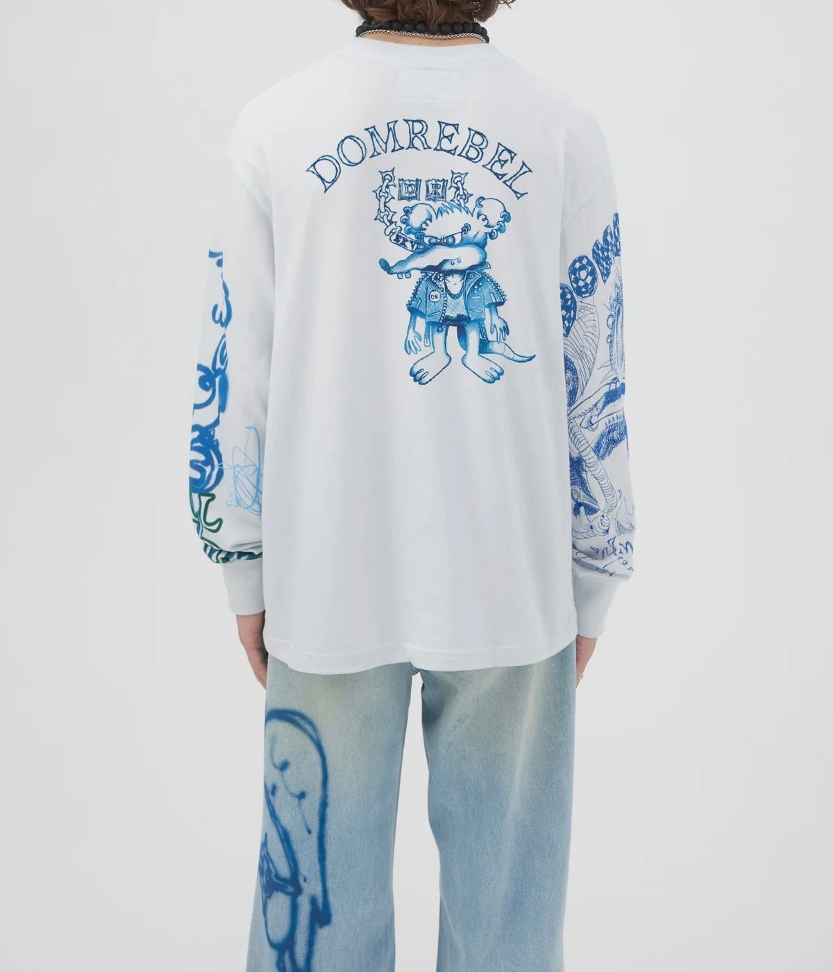 Daydream Long Sleeve T-Shirt Light Grey