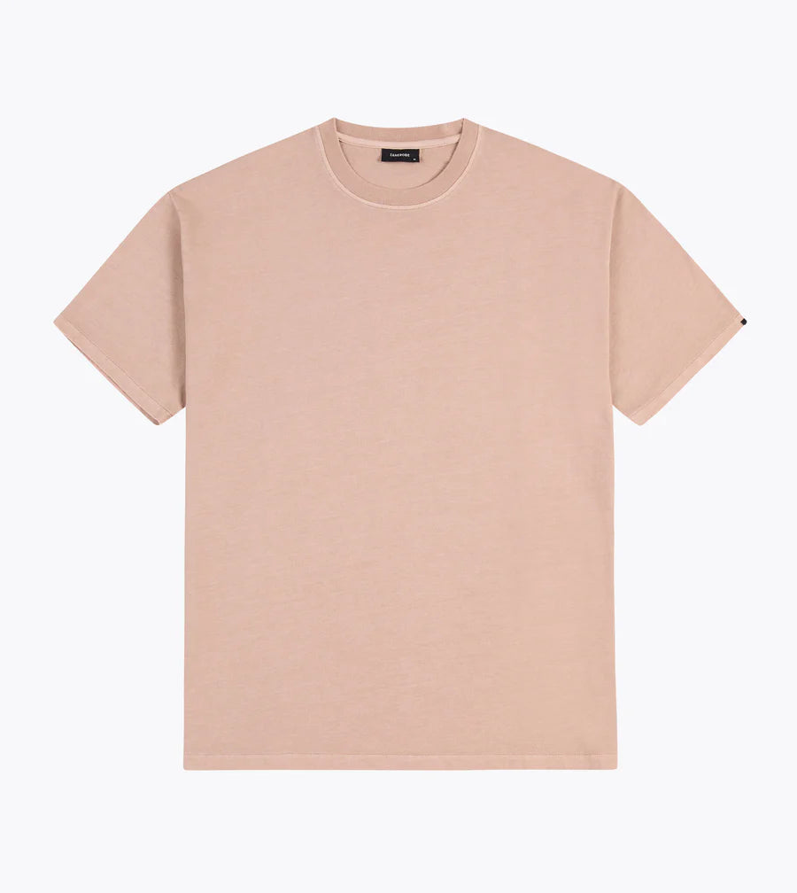 box t-shirt garment dye Light Rose