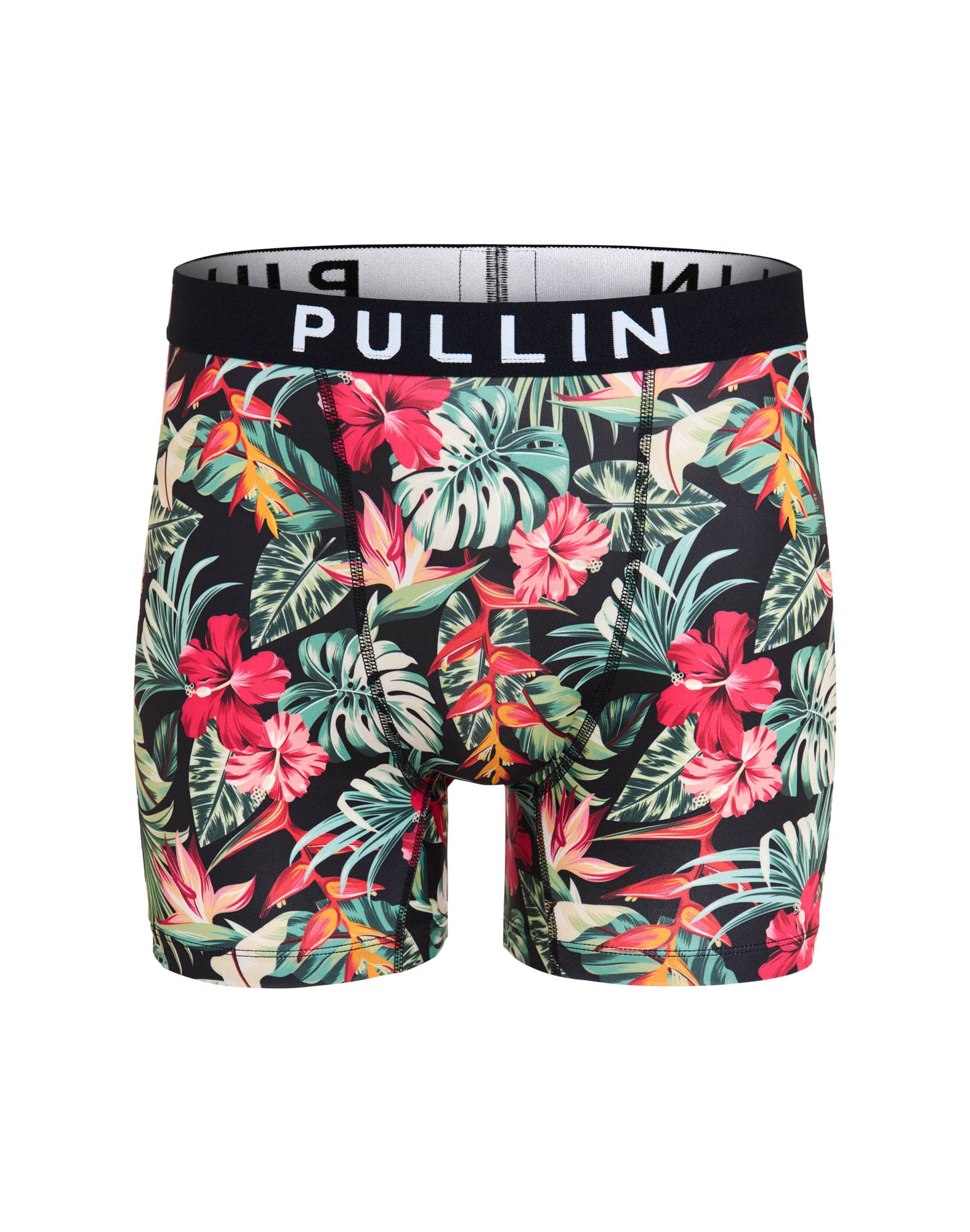 Fashion 2 Long Cut Dark Hawaii Print Underwear