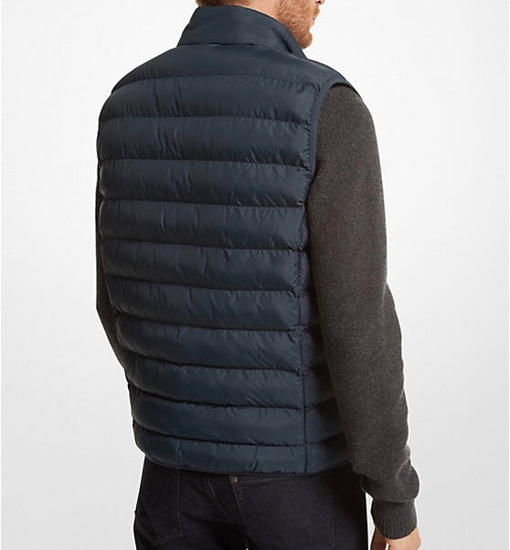 Quilted Puffer Vest Midnight Blue