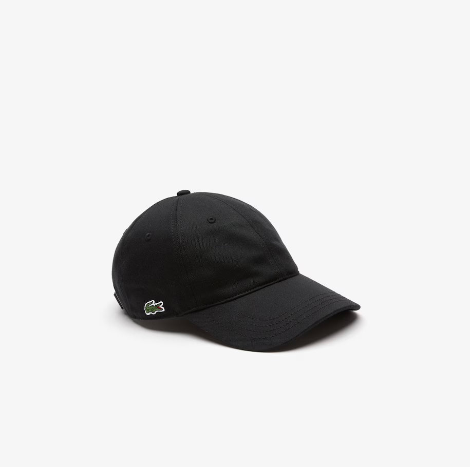 Organic Cotton Twill Cap Black