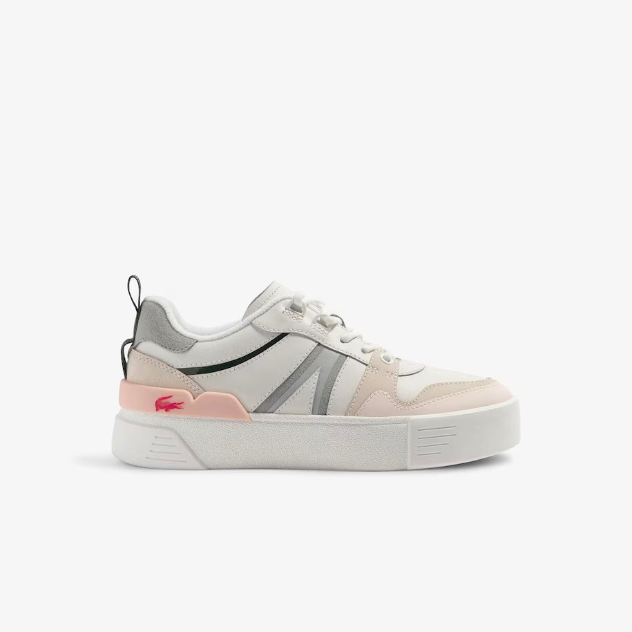 Women’s L002 Leather & Mesh Sneakers White/Light Grey