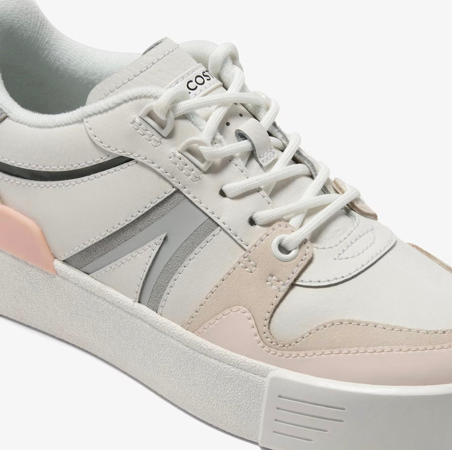 Women’s L002 Leather & Mesh Sneakers White/Light Grey