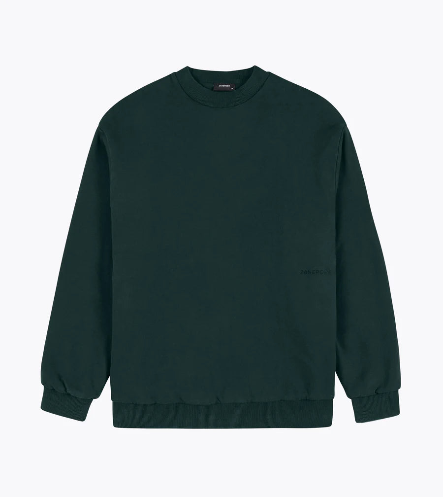 Forest green crewneck sweatshirt sale