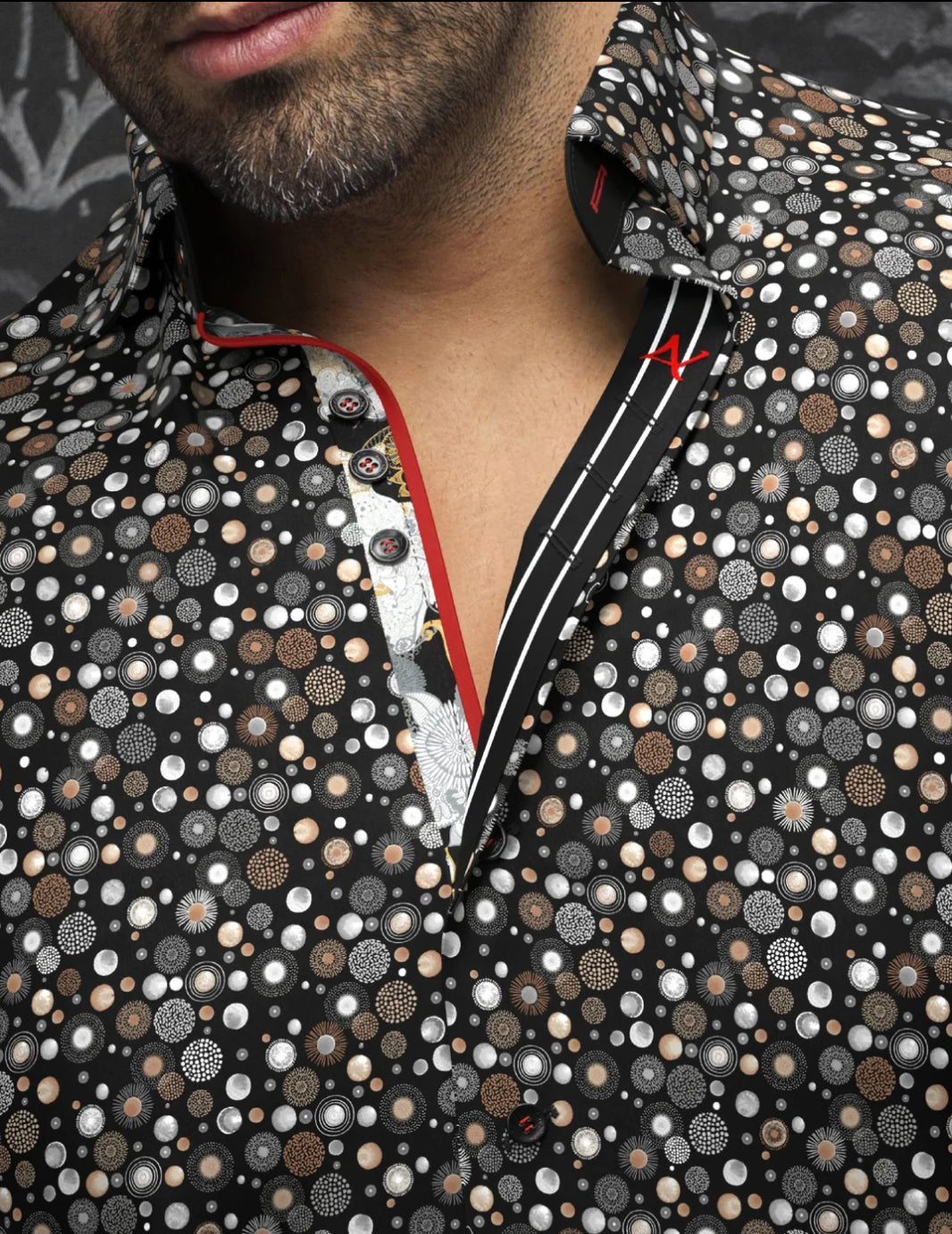 Dress Shirt Long Sleeve Alberto Black