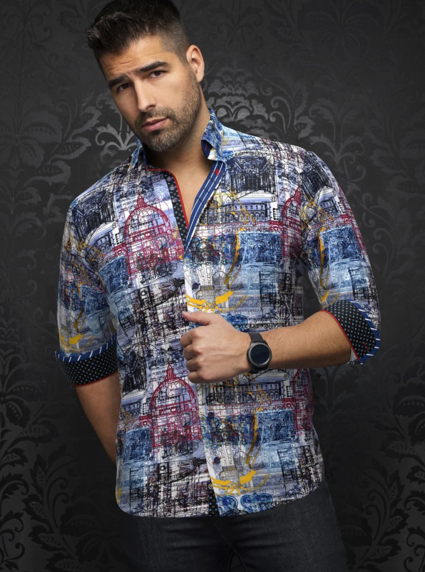 Shirt Florensio Indigo Stretch