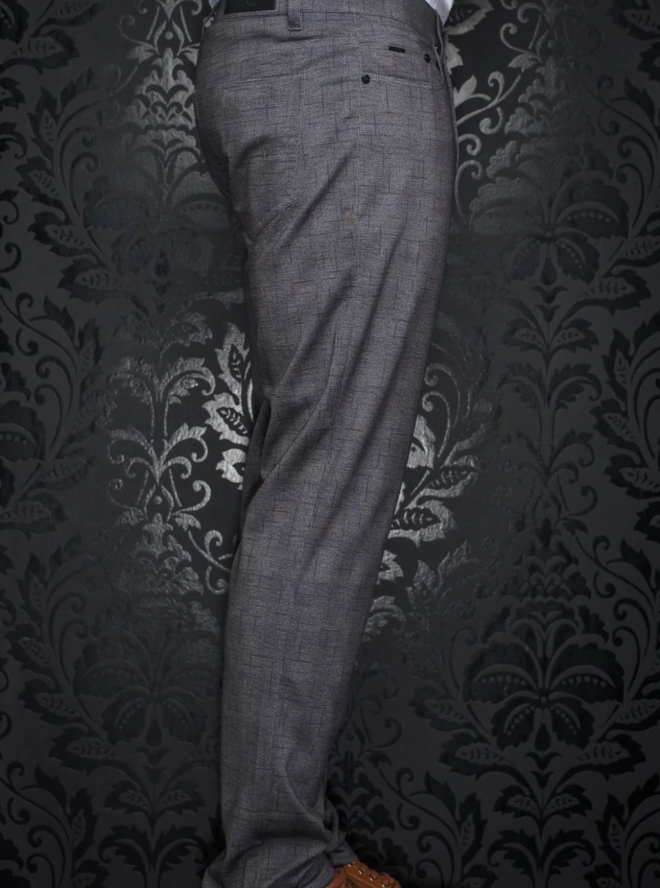 Pants Winchester-Sidney Dark Grey Stretch