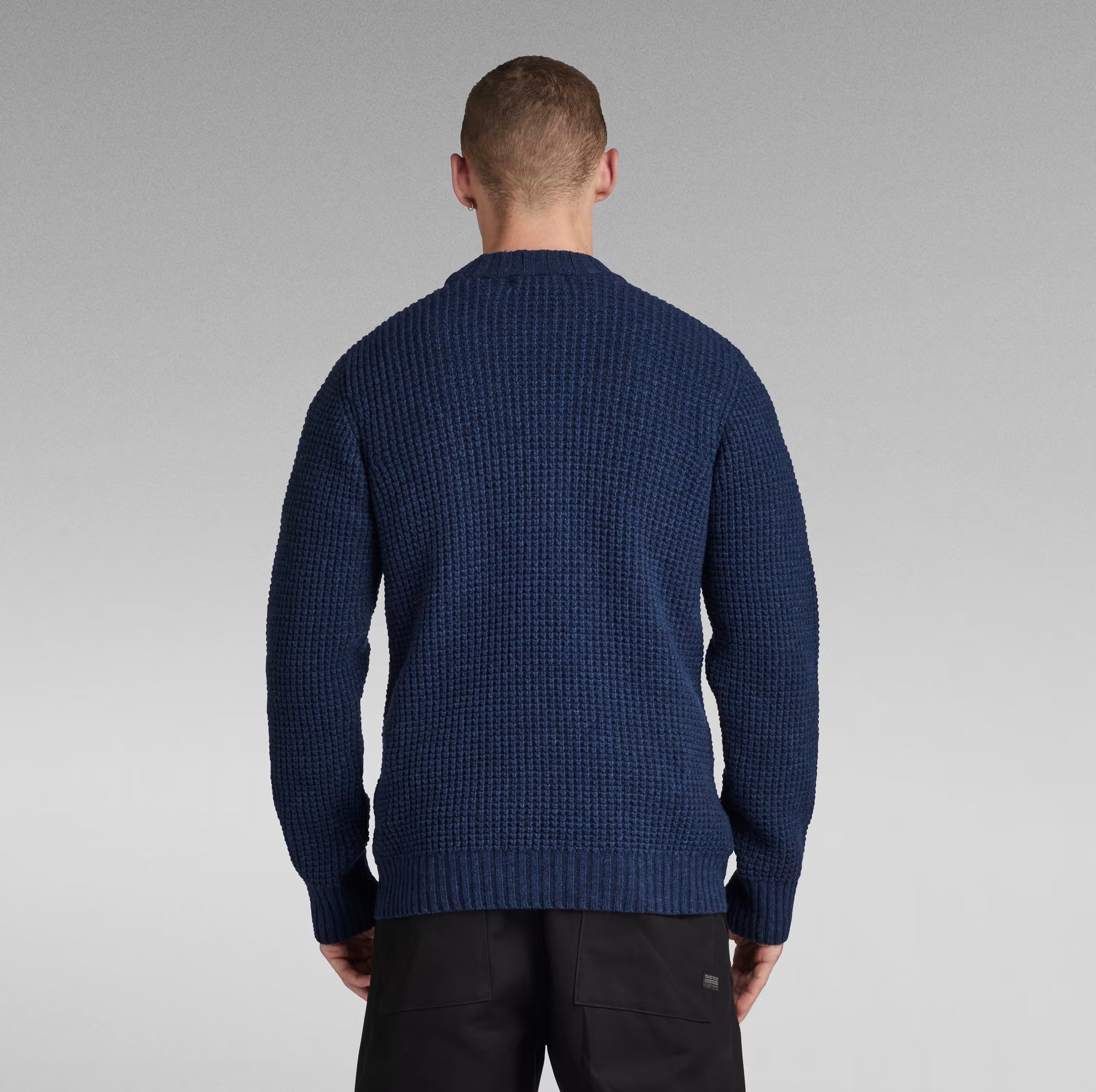 Chunky Knit Sweater Rank Blue