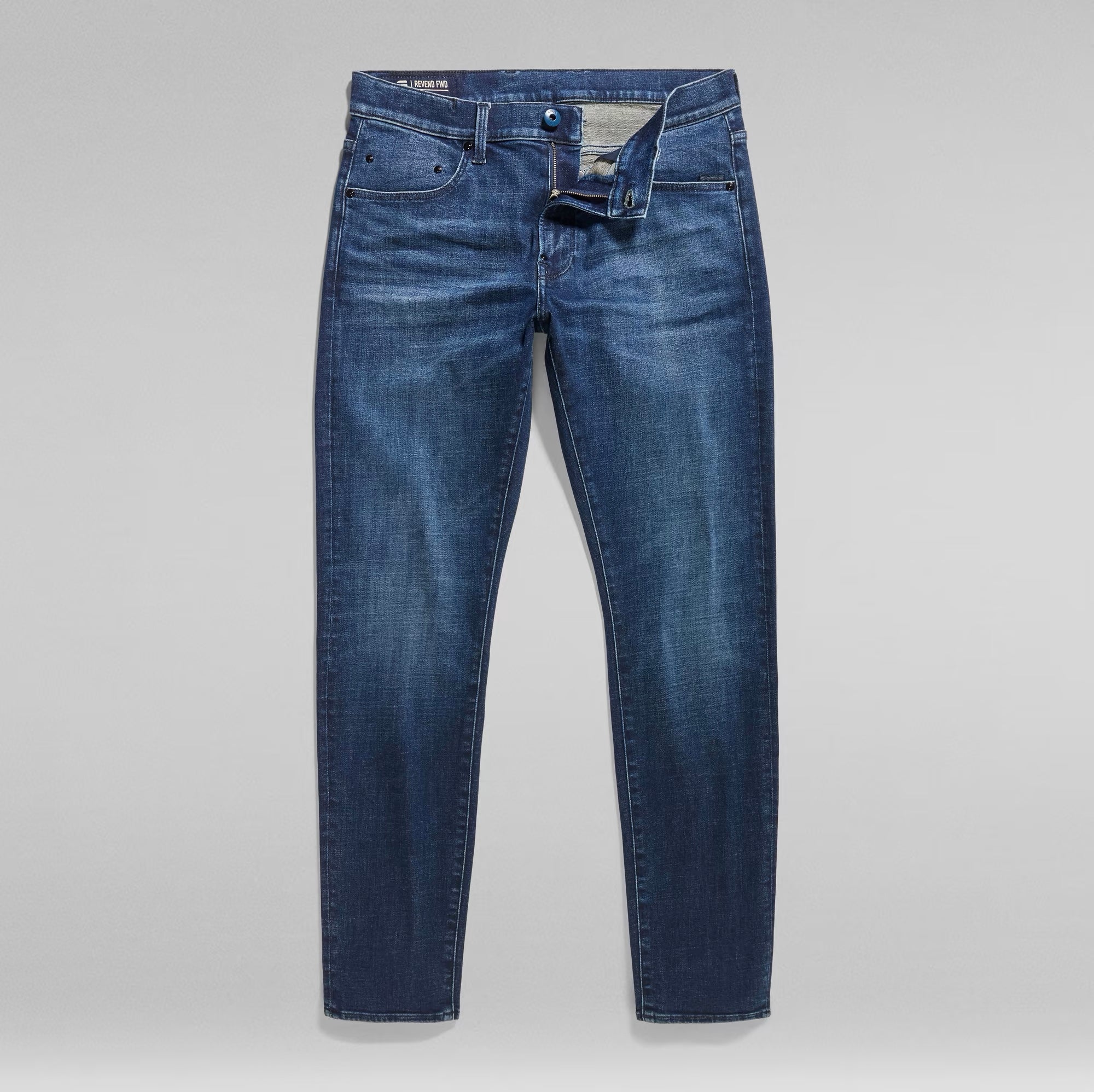 Revend FWD Skinny Jeans Worn in Himalayan Blue