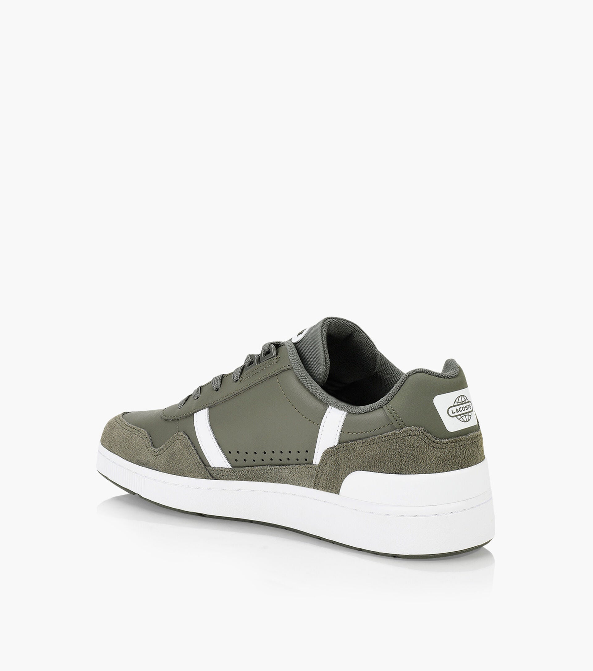 T-Clip Leather Sneakers khaki/White