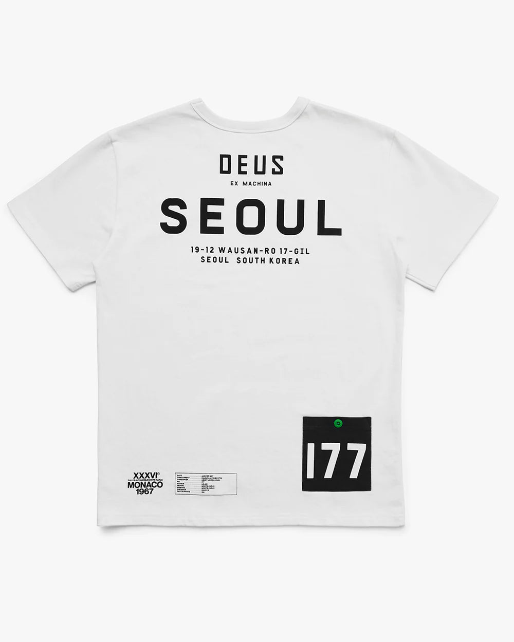 Seoul Address Tee Vintage White
