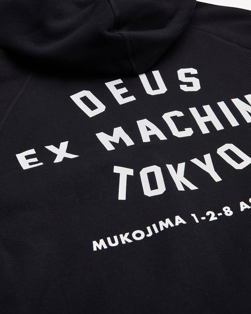 Tokyo Address Hoodie Black