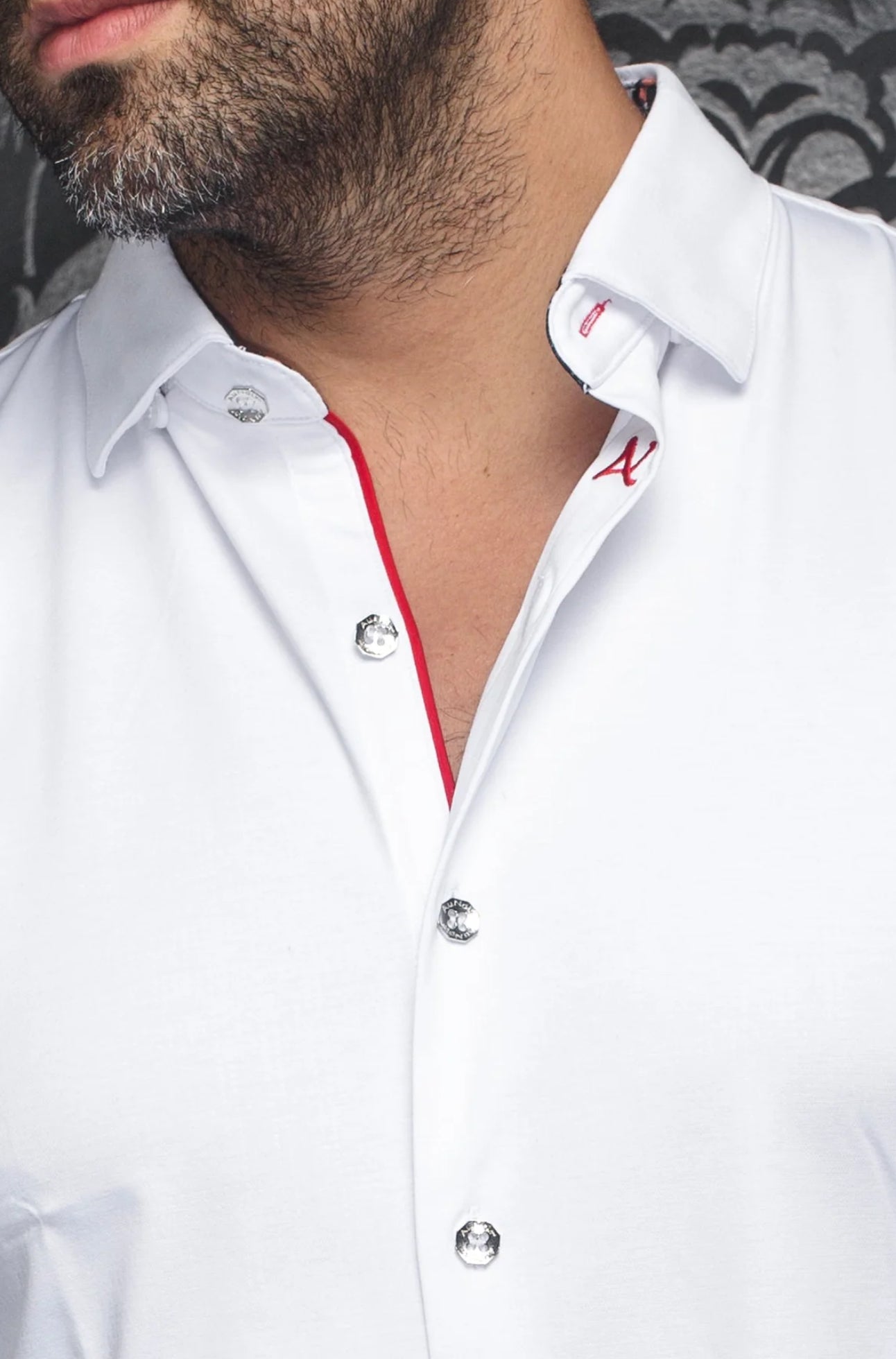 Shirt Varenna White Stretch