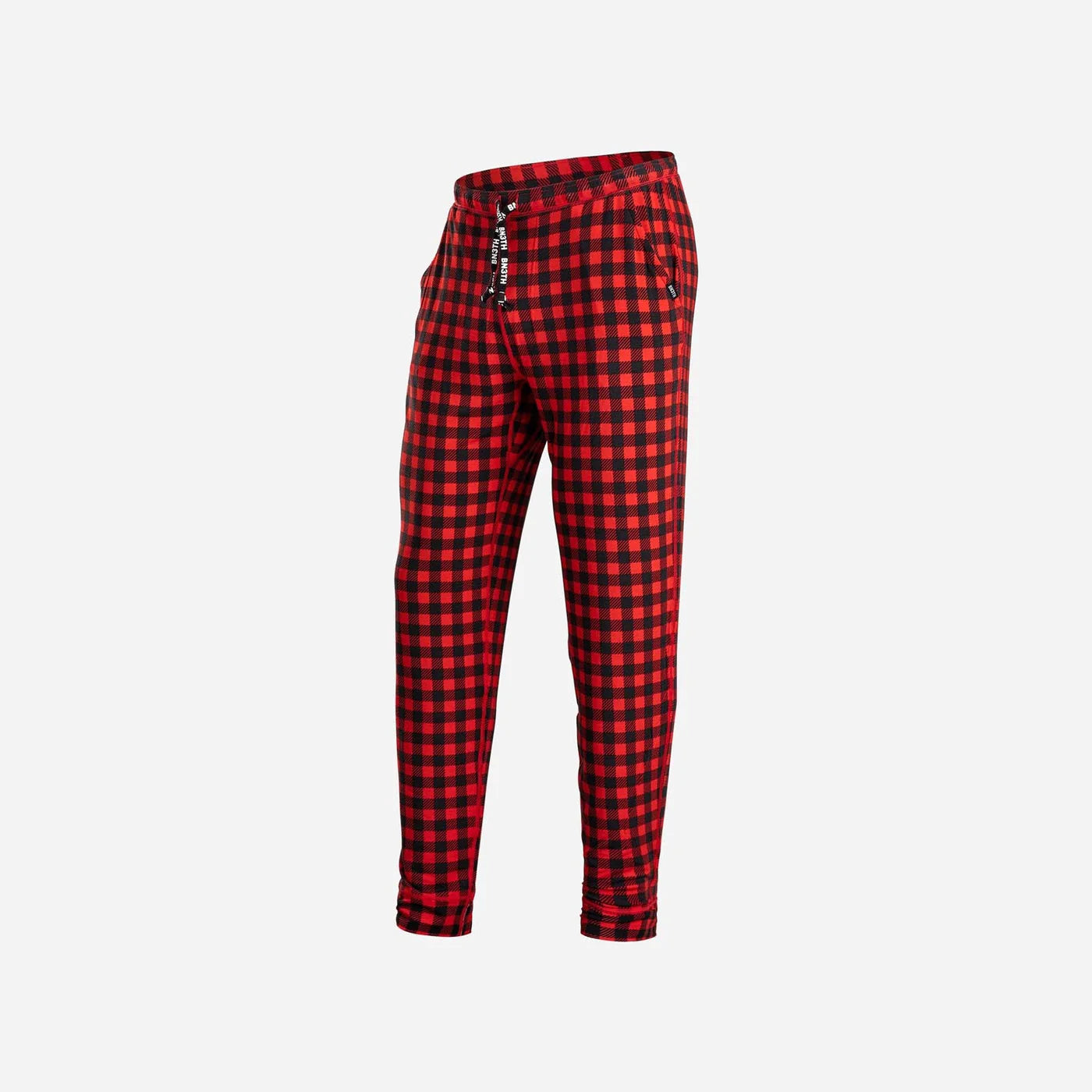 BN3TH M Pj Pant Buffalo Check Red Sleepwear long