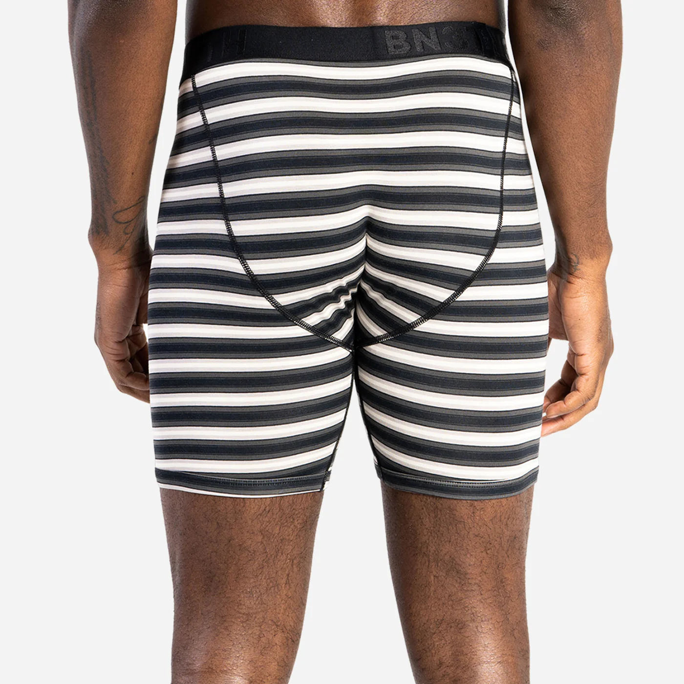 Classic Cut 6.5” Track-Stripe Black With/Fly