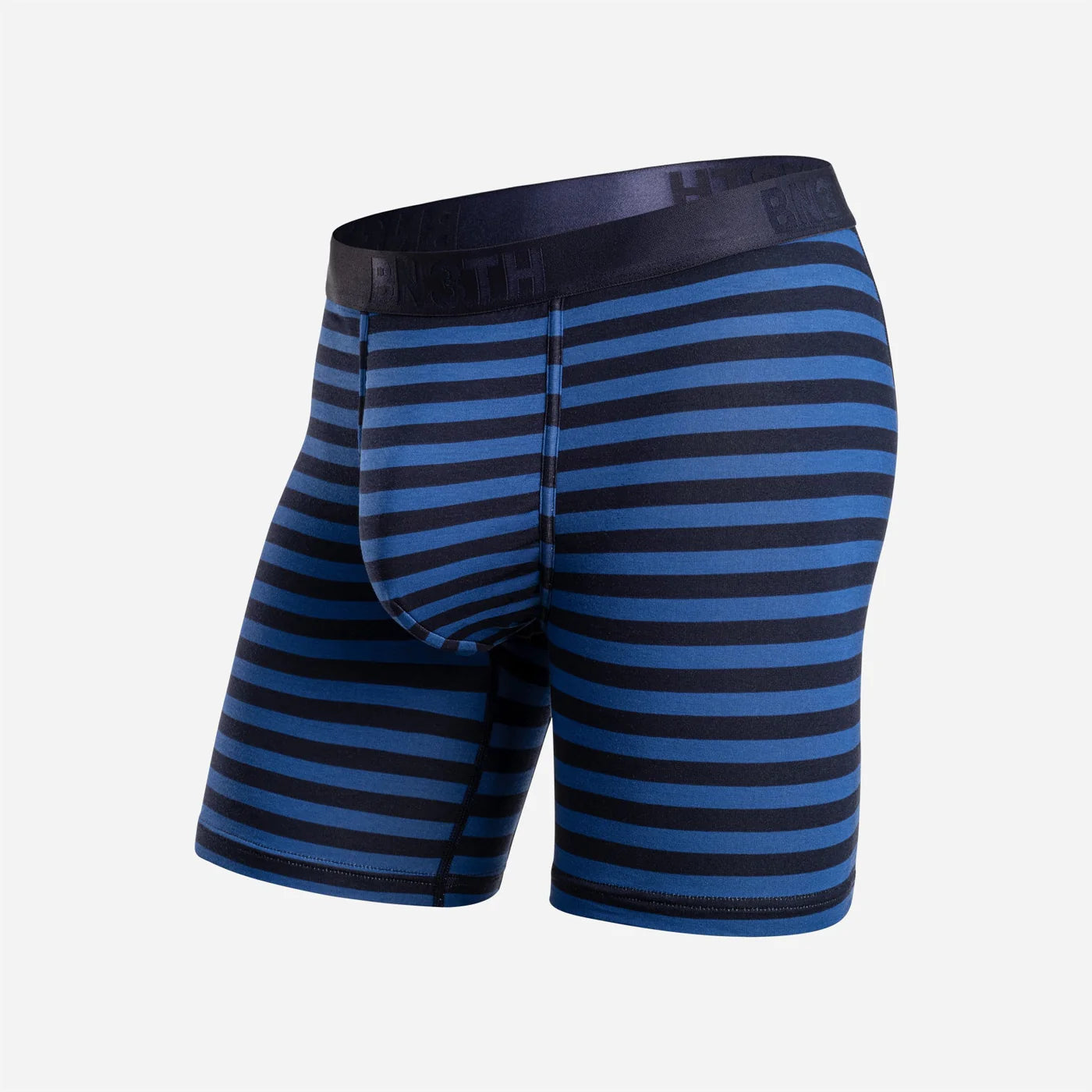 Classic Boxer Brief with Fly Traditional Stripe Quartz