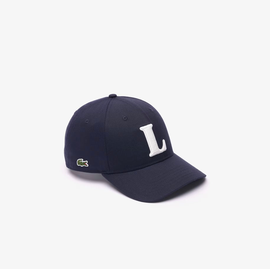 3D Embroidered Cotton Twill Baseball Cap Blue