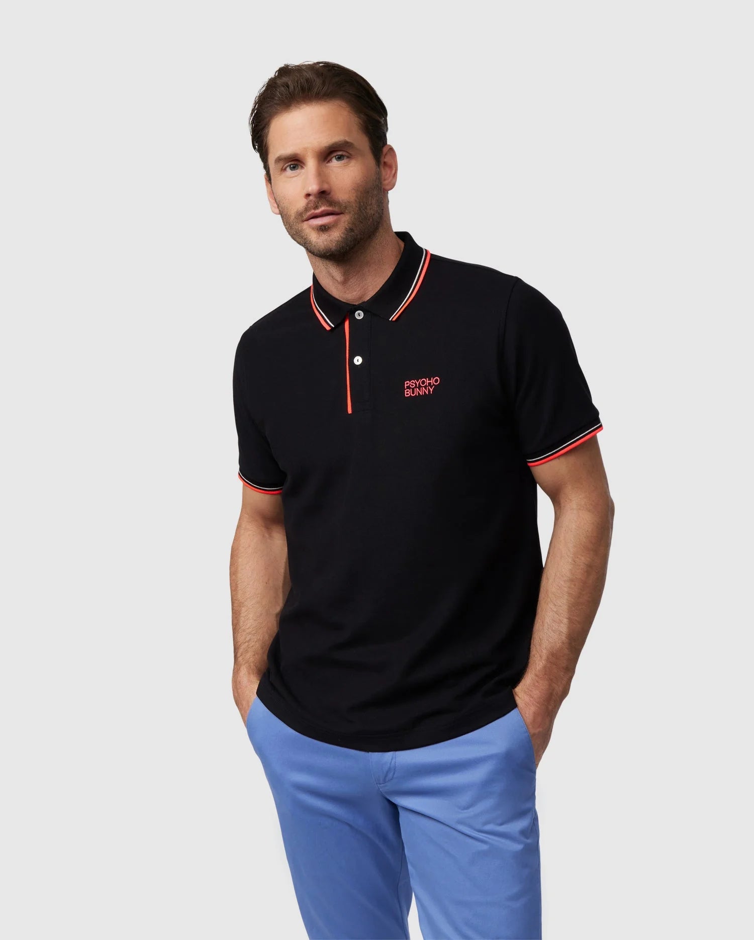 Wasterlo Pique Polo Shirt Black