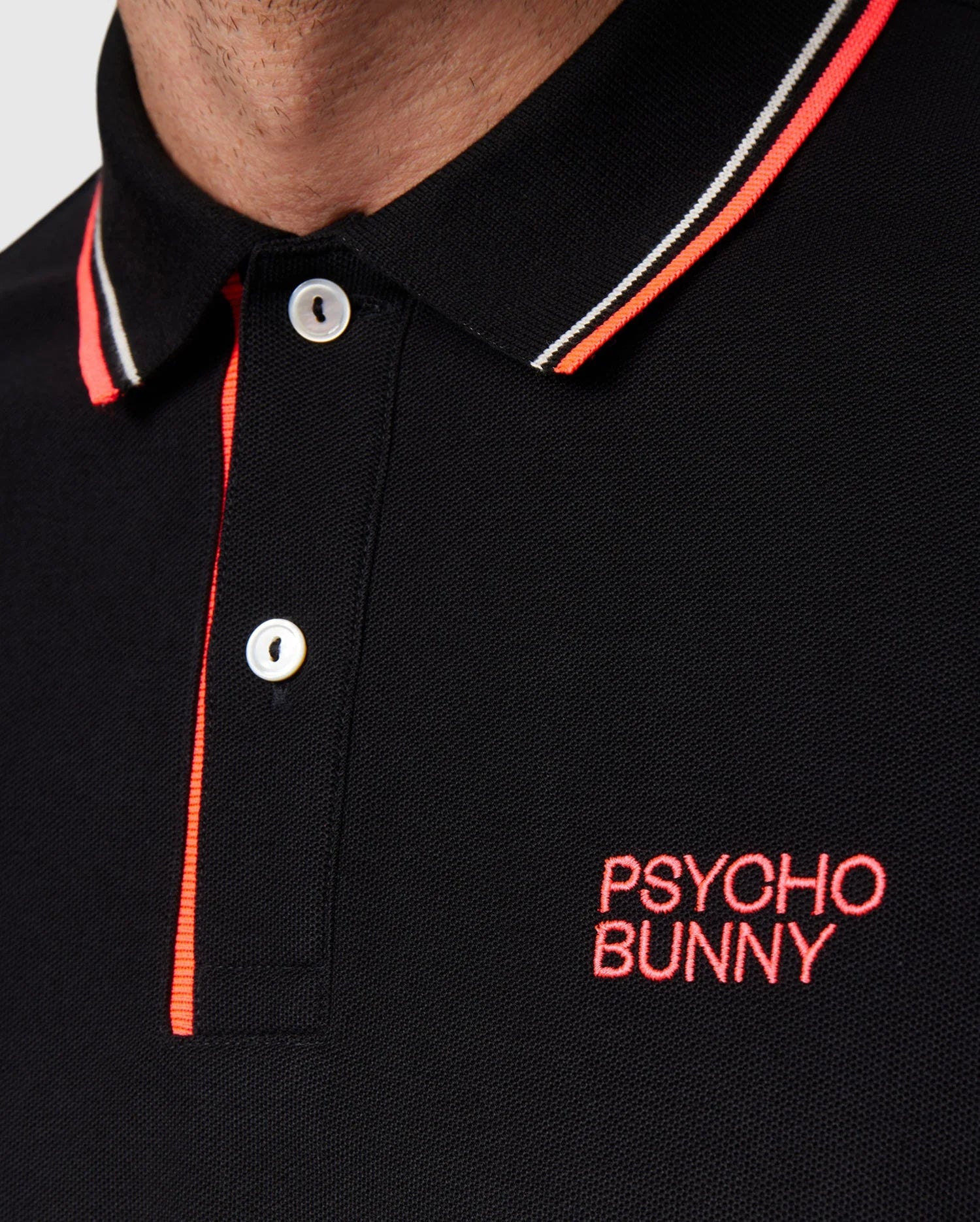 Wasterlo Pique Polo Shirt Black