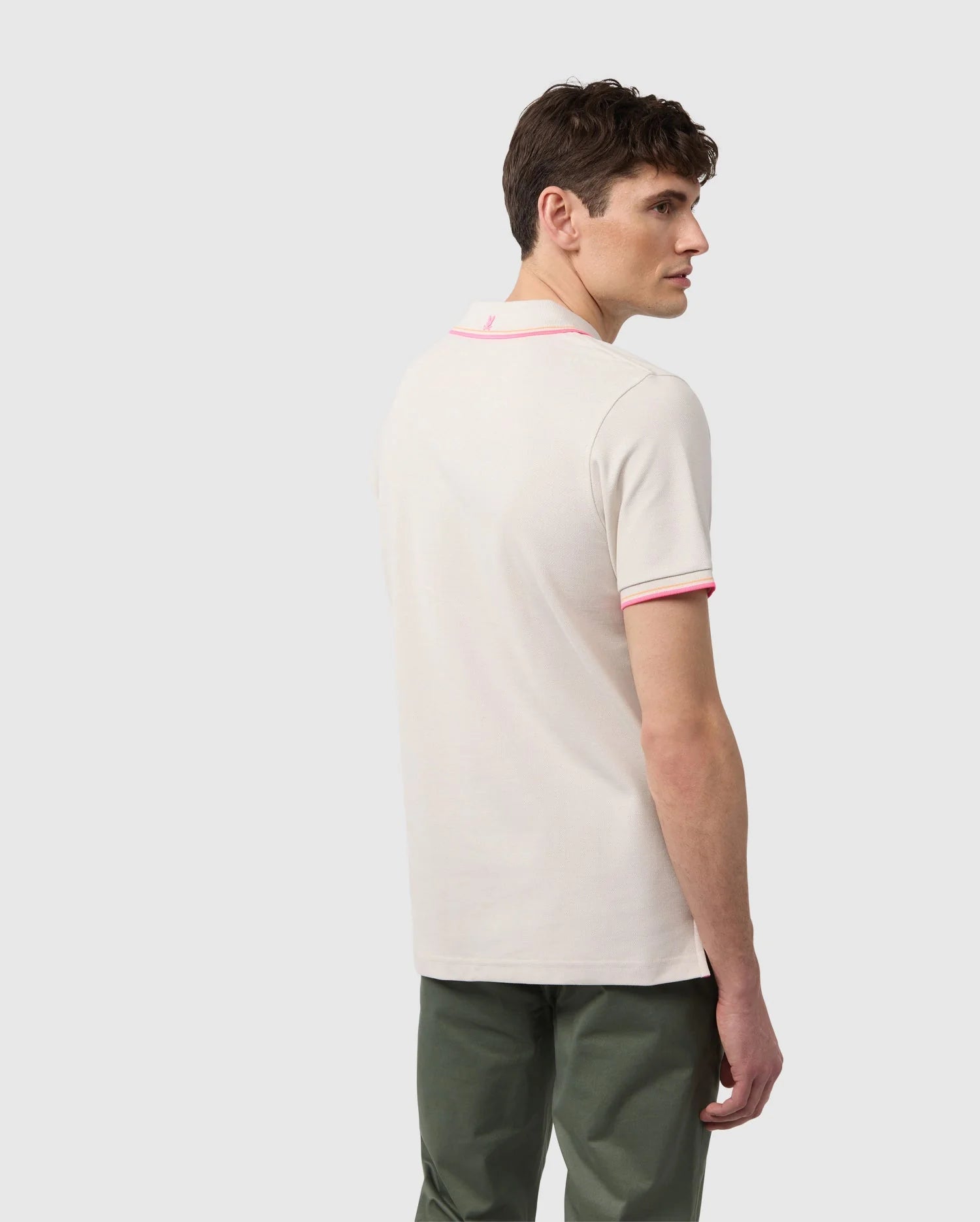 Wasterlo Pique Polo Shirt Natural Linen