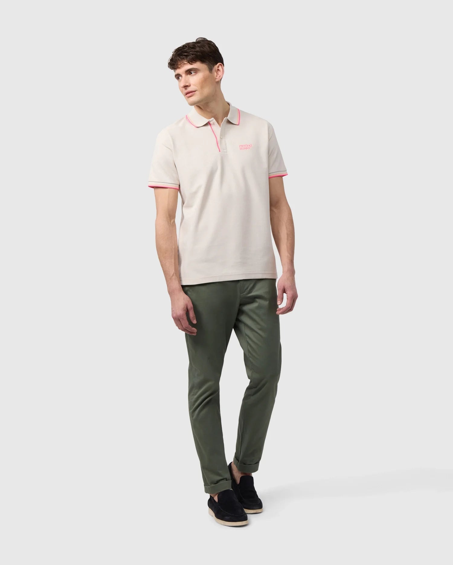 Wasterlo Pique Polo Shirt Natural Linen