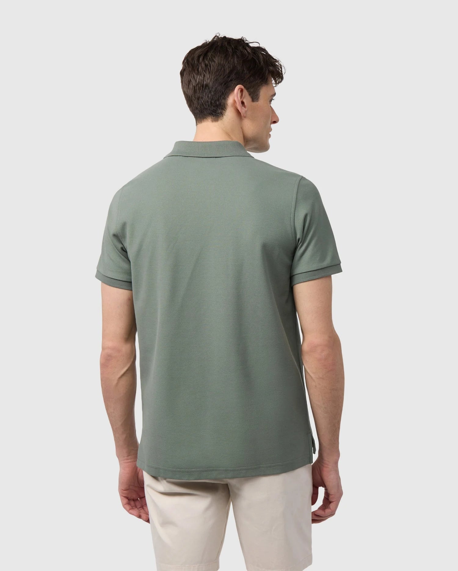 Classic Pique Polo Shirt Agave Green