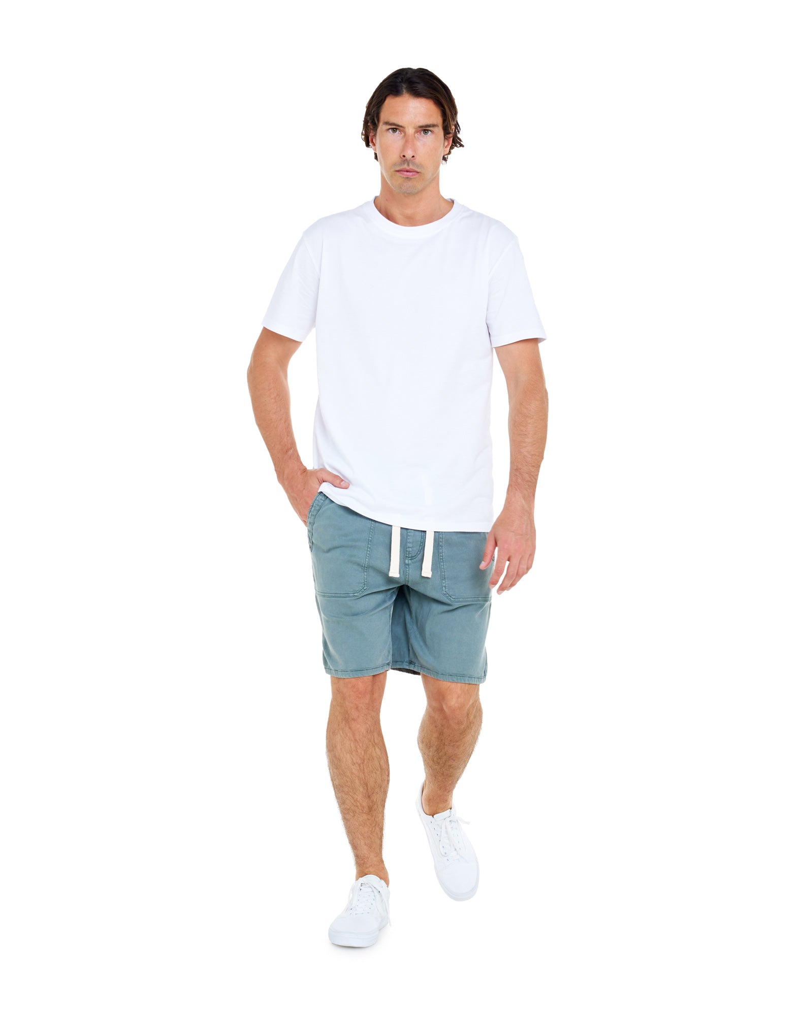 Dening Short Beach Crew Green