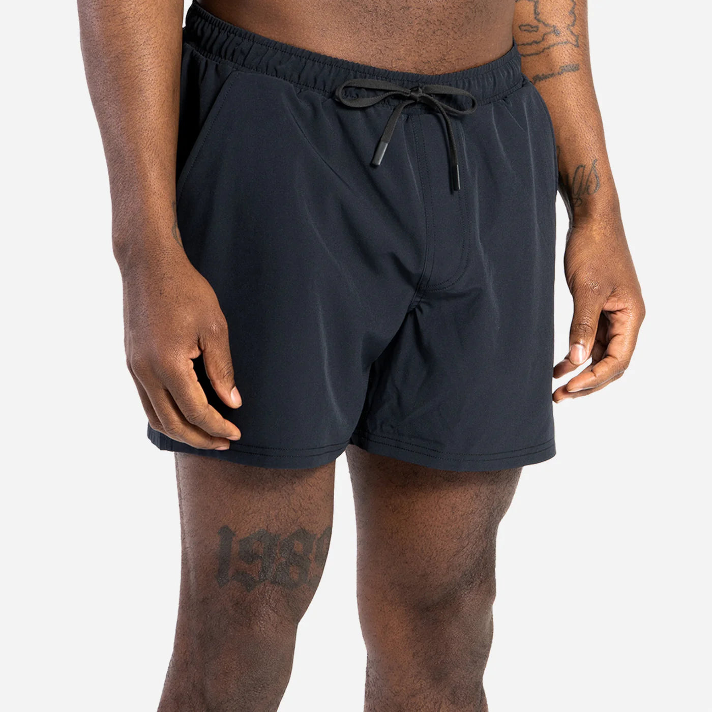 AGUA VOLLEY 2N1 SWIM SHORT 7” BLACK