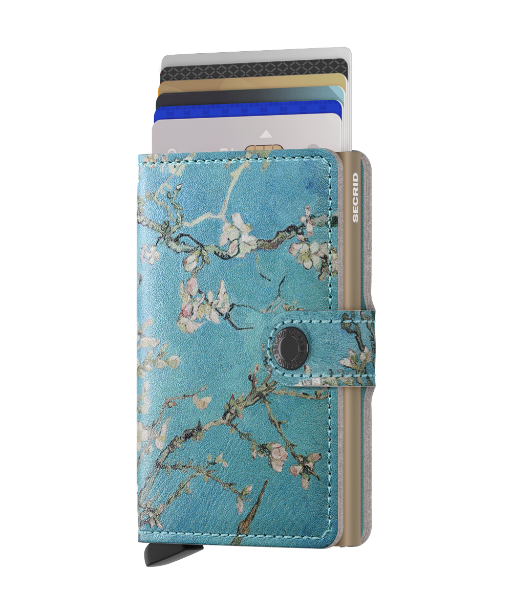 Miniwallet Art Almond Blossom RFID Secure Vincent Van Gogh