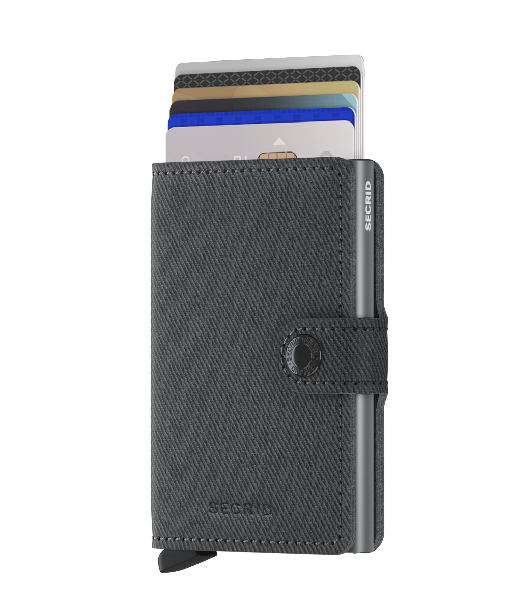 Miniwallet Twist Grey/Grey RFID Secure