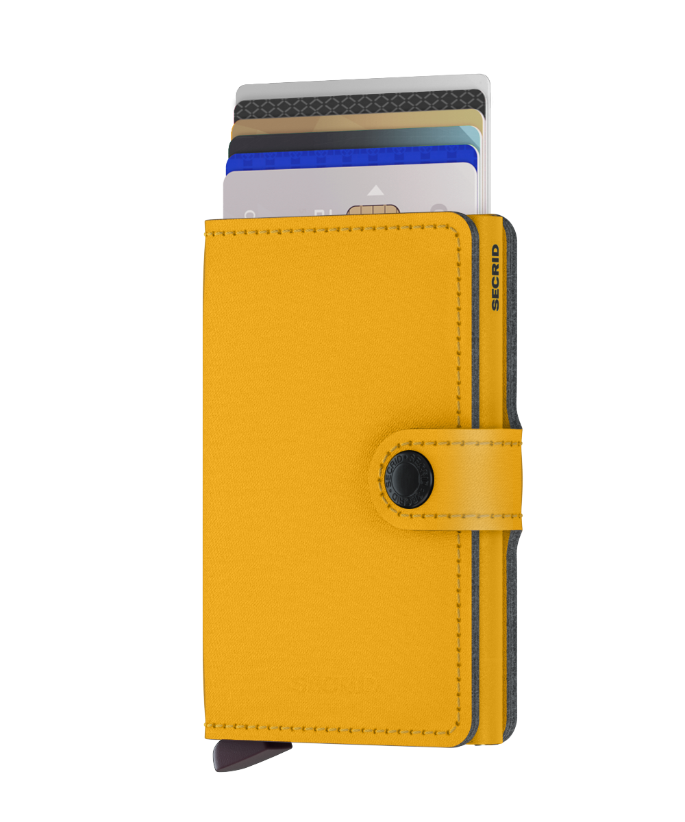 Miniwallet Vegan Yard Ochre/Ochre RFID Secure