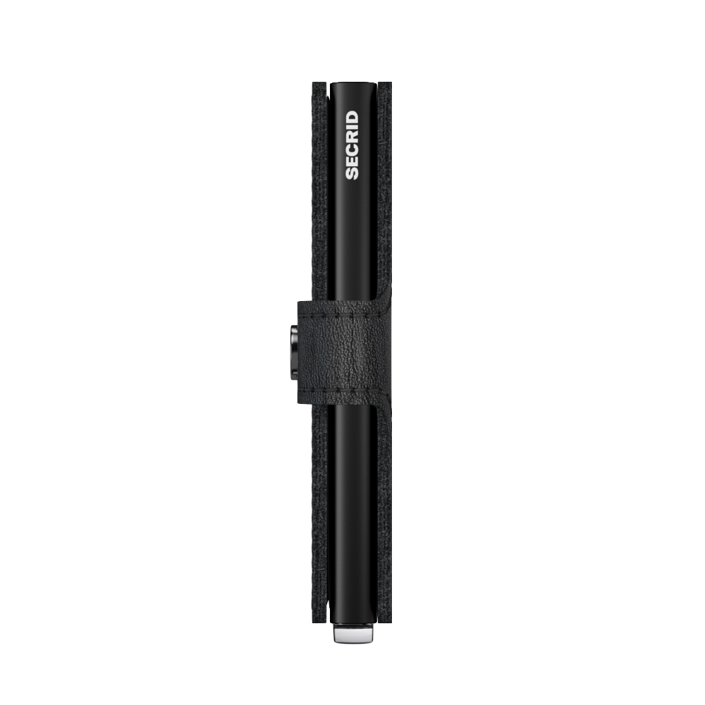 Premium Miniwallet Emboss Lines Black