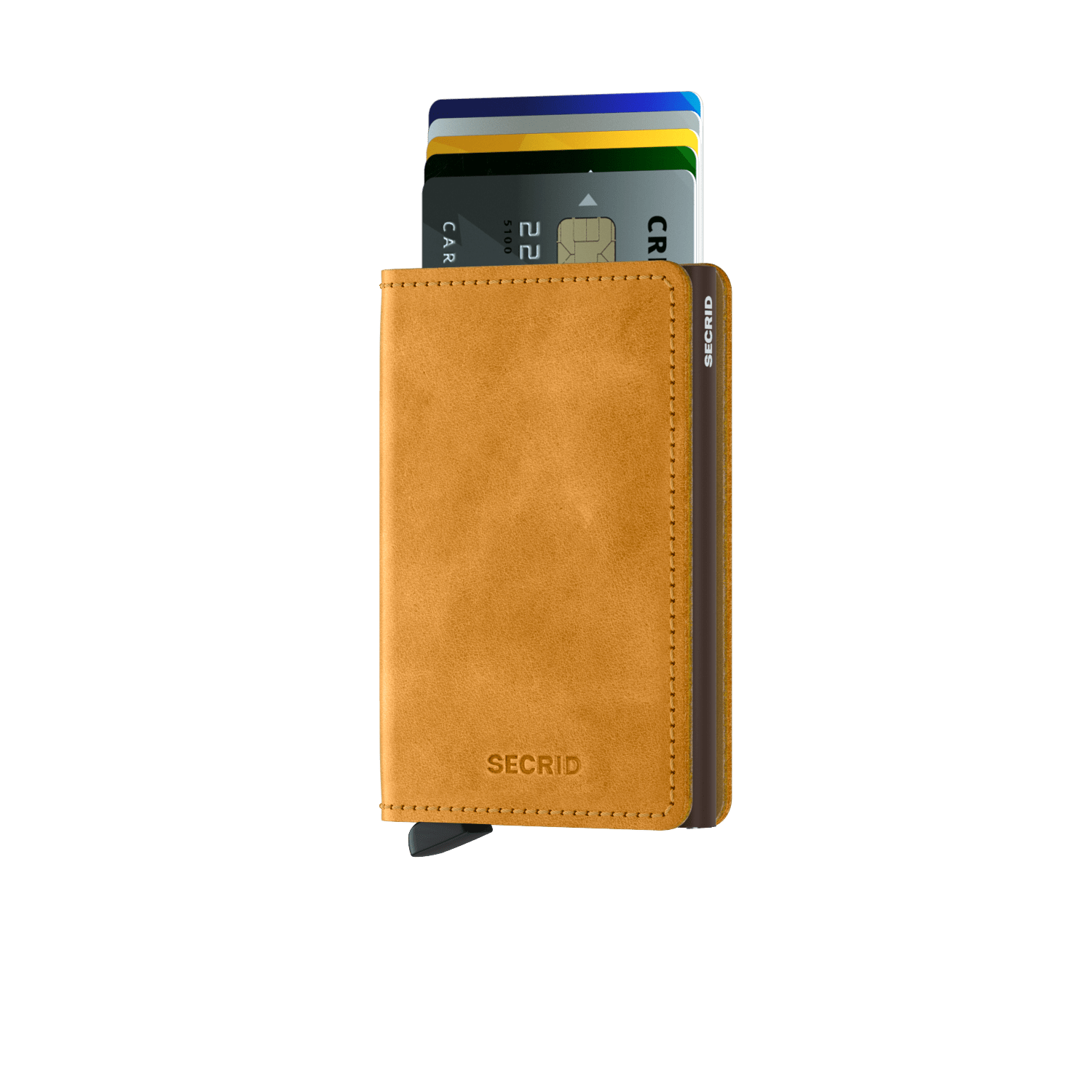 Slimwallet Vintage Ochre RFID Secure