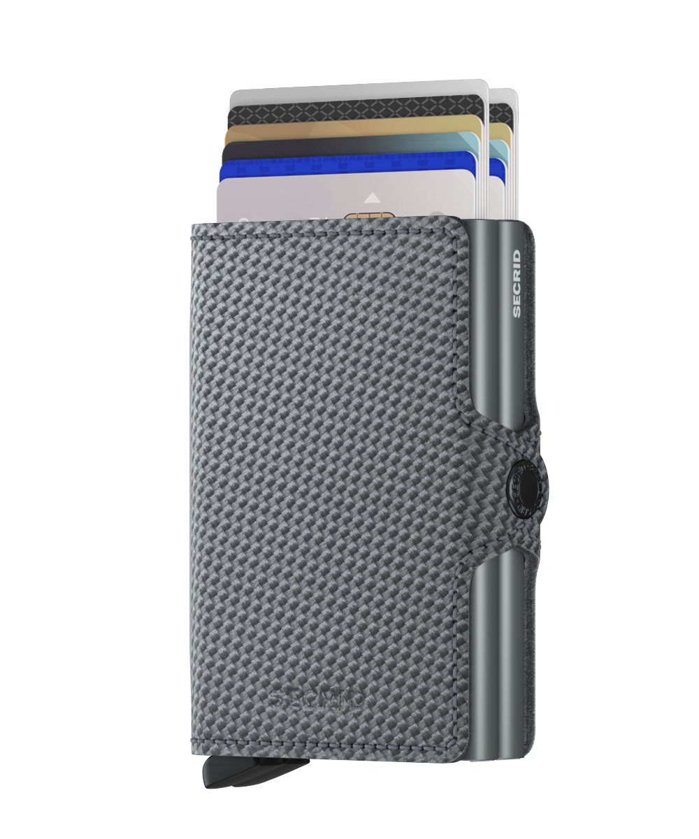 Twinwallet Carbon Cool Grey RFID Secure