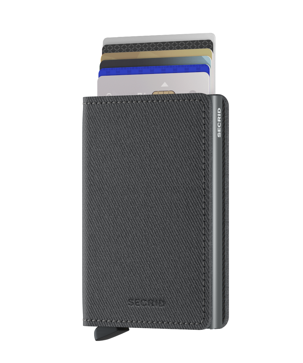 Slimwallet Twist Grey/Grey RFID Secure