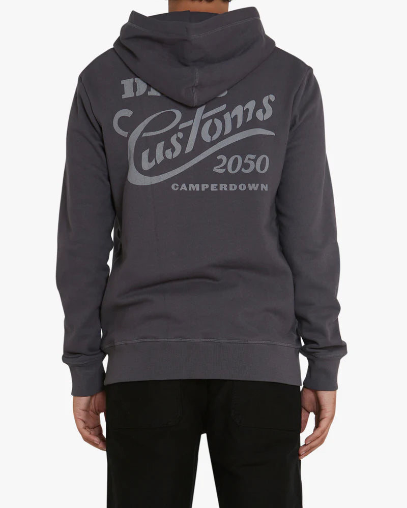 Canyons Zip Up Hoodie Shadow Grey