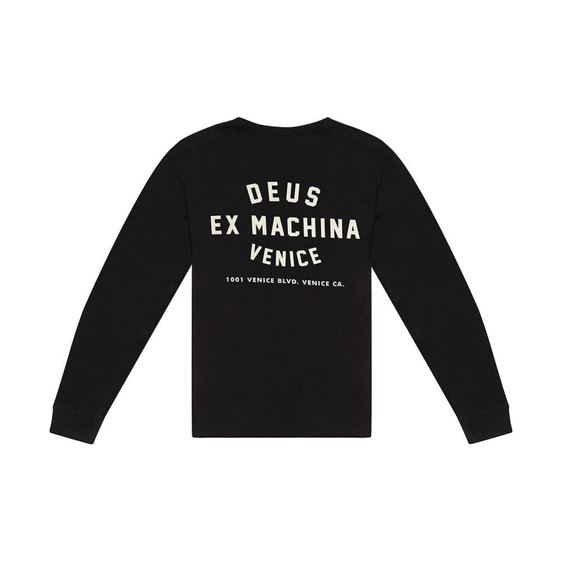 Venice Address Long Sleeve Tee Black