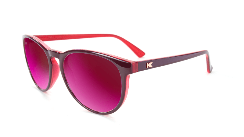 Unisex Sunglasses Mai Tais Burgundy Watermelon/Fuchsia Polarized