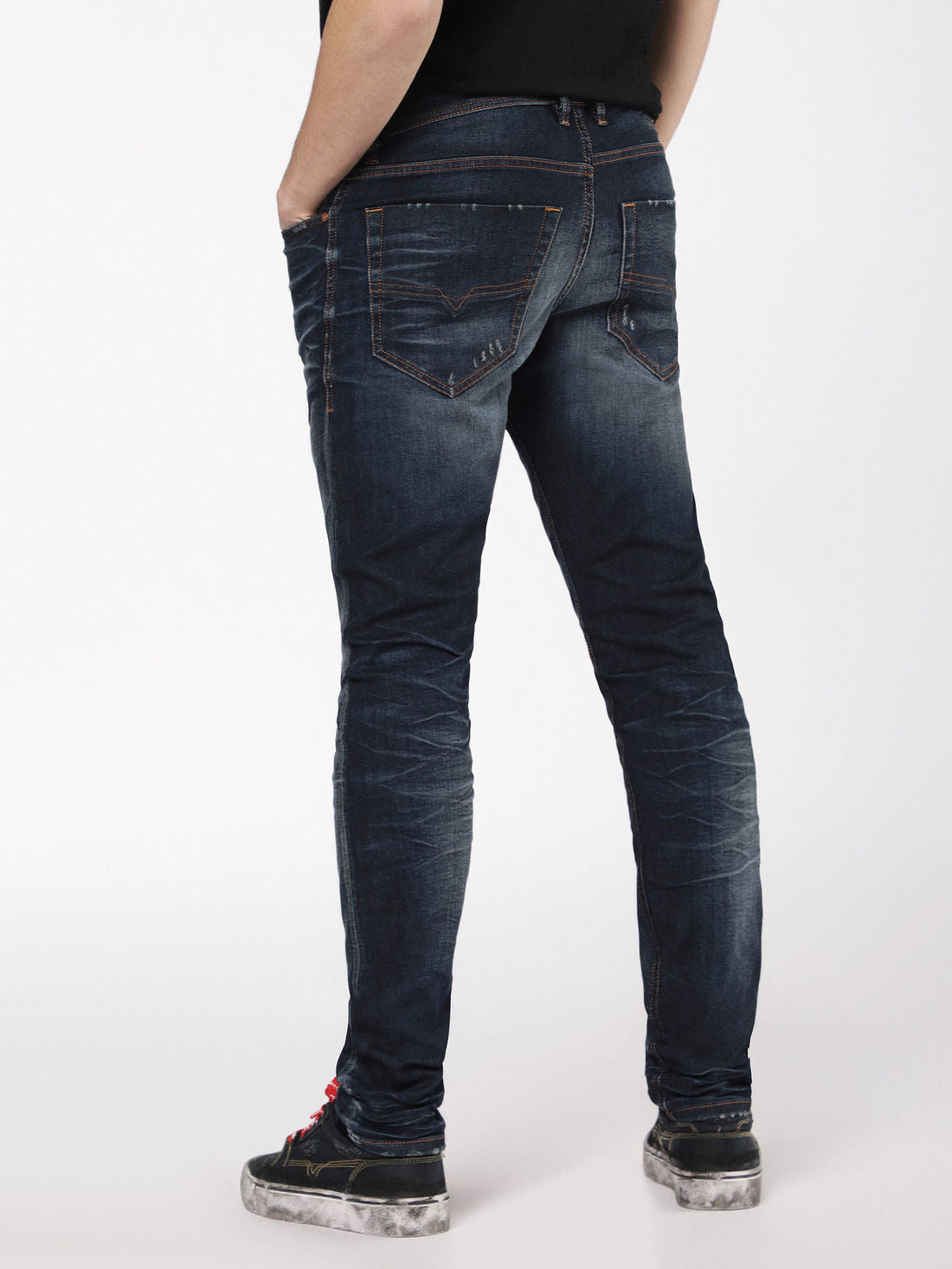 LARKEE Regular Straight Stretch Jeans