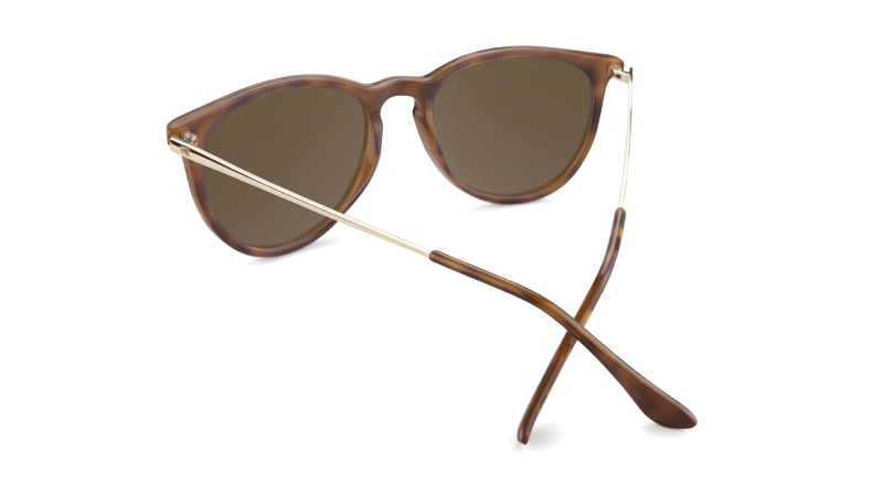 Knockaround Unisex Sunglasses Glossy Blonde Tortoise Shell/Amber Polarized