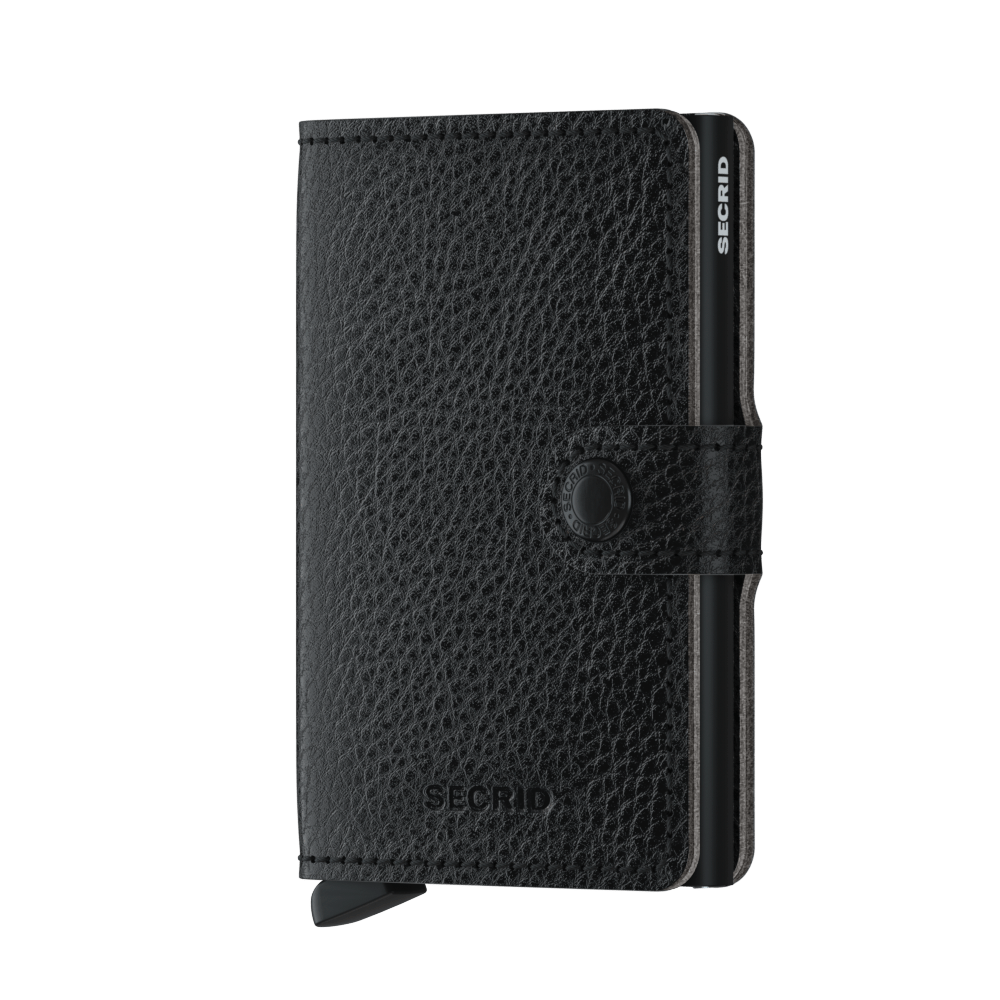 Miniwallet Veg Black RFID Secure