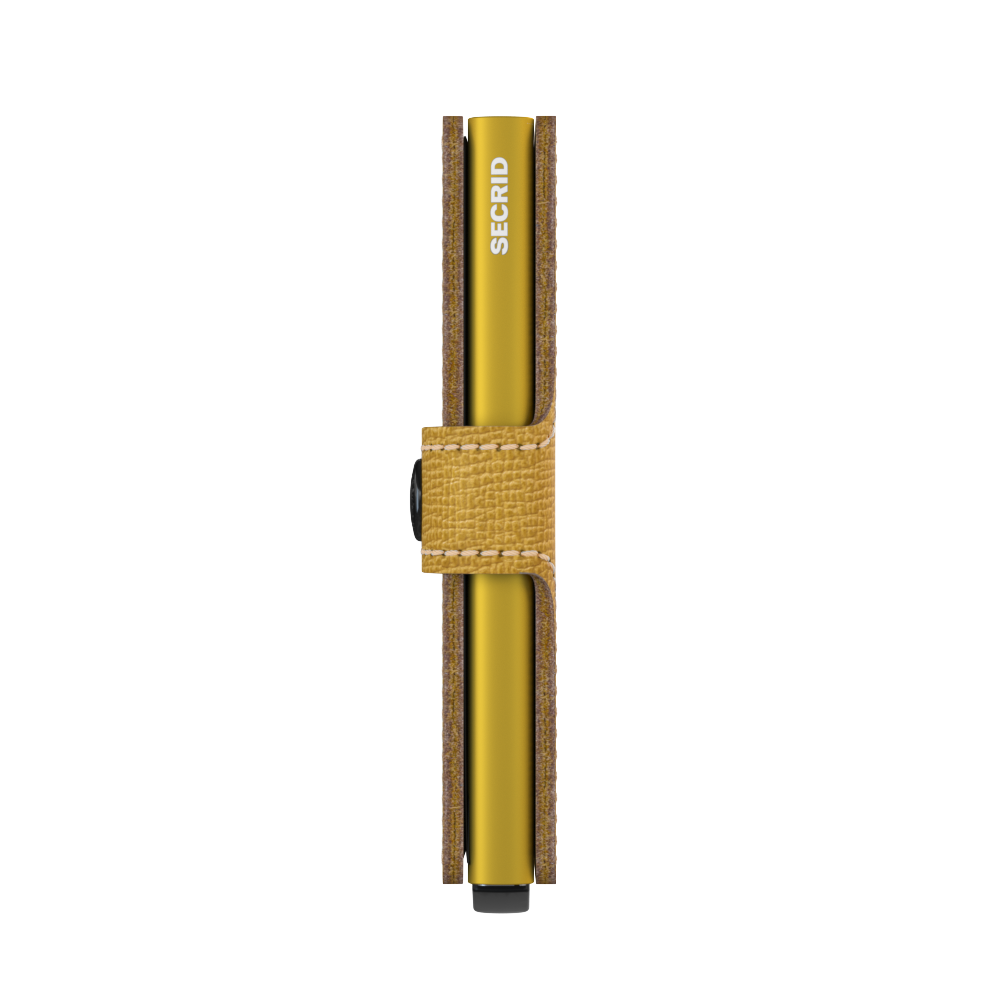 Miniwallet Crisple Ochre RFID Secure