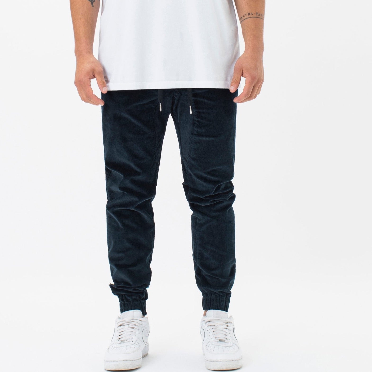 Sureshot Corduroy Jogger Ink Blue Pants