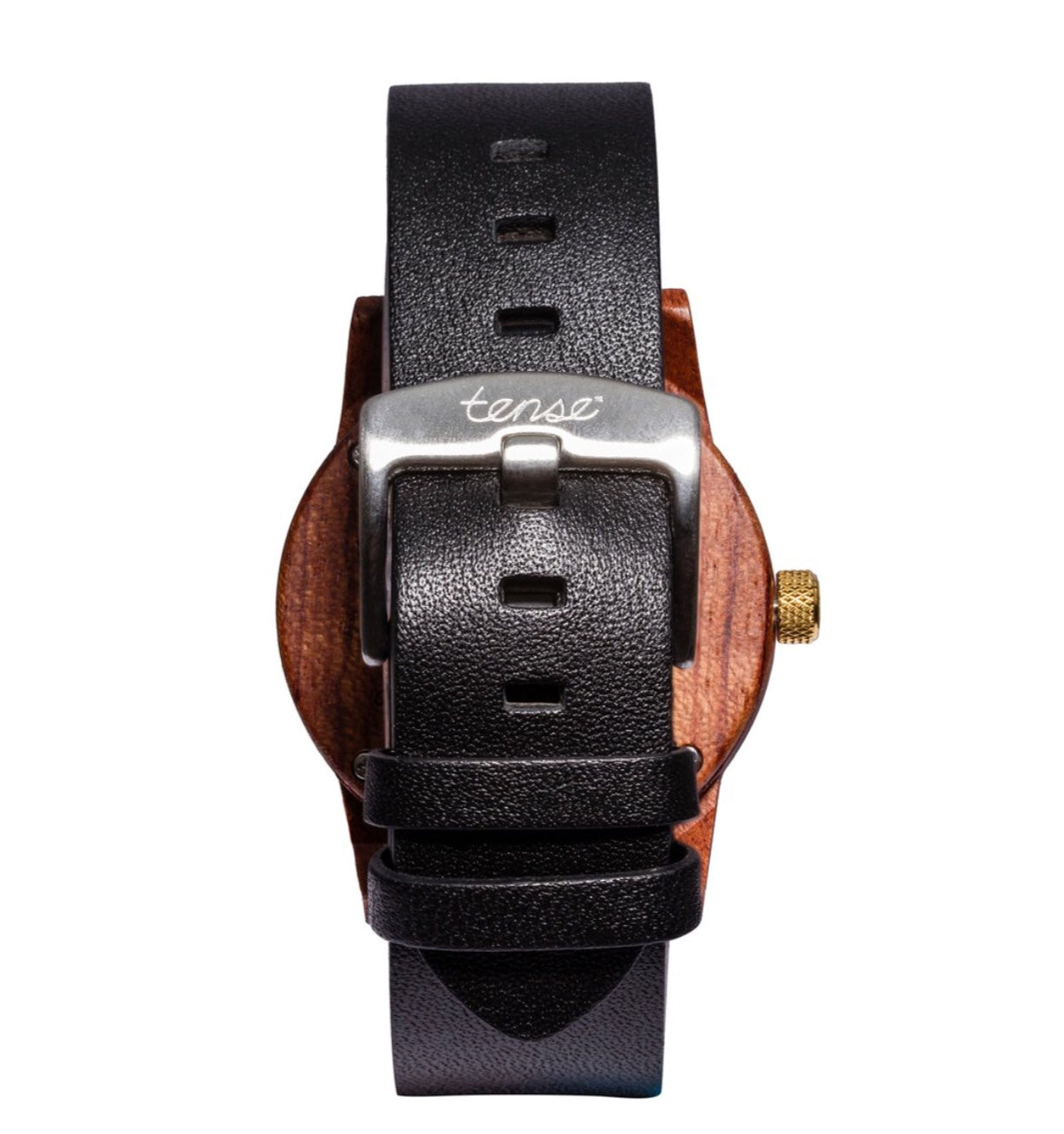 Hampton North Rosewood/Black Unisex Wooden Watch