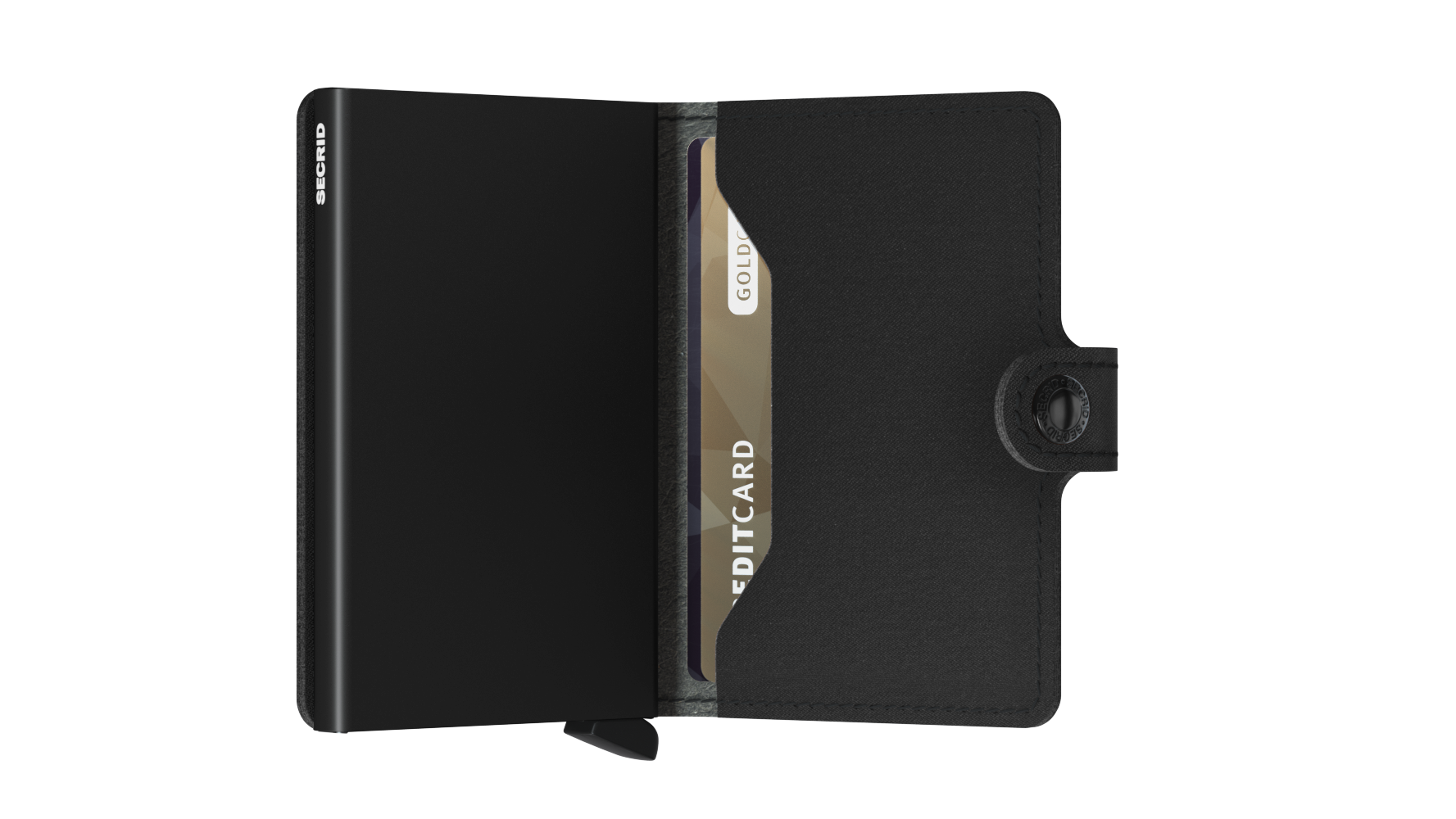 Miniwallet Vegan Yard Black-RFID Secure